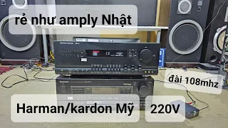 Thương hiệu Mỹ Harman Kardon xuất 220V rẻ như hàng Nhật cho chất âm hay hơn tầm tiền ( đã bán )