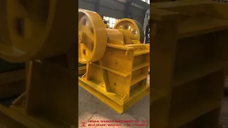 400*600 diesel engine jaw crusher testing video