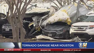 Catastrophic tornado damage seen near Houston