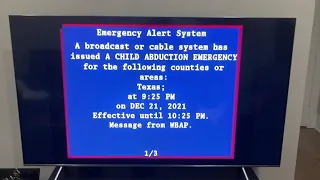 WBAP Child Abduction Emergency EAS on TV RELAYED A DAY LATER!