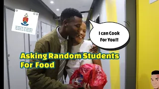 Asking RANDOM University Students For FOOD!!!| University of Pretoria