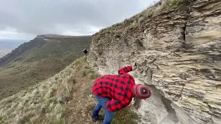 Saddle Mountains - Volcanic Ash from Yellowstone Explosion