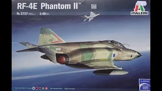 Italeri 1/48th RF-4E Phantom II (upgraded moulds).