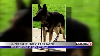 Group donates first aid bag to keep K9 officer safe