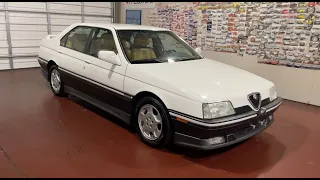 1992 Alfa Romeo 164S 1-Owner 77k Miles White & Tan 1-of-1 w/Tan Leather 5-Speed