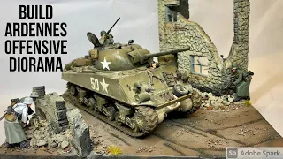 Build a WW2 1/35 Diorama Ardennes #Bulge1945 #makediorama