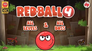 Red Ball 4 | All Levels | All Boss | Full Gameplay