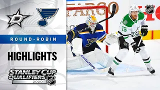 NHL Highlights | Stars @ Blues, Round Robin - Aug. 9, 2020