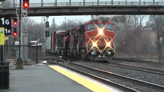 CN Train 369 Westbound January 6, 2023