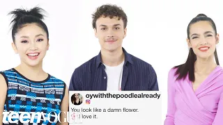 The Cast of Deadly Class Compete in a Compliment Battle | Teen Vogue