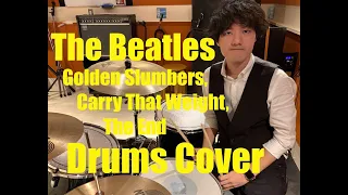 The Beatles - Golden Slumbers, Carry That Weight, The End (Drums) cover re-uploaded