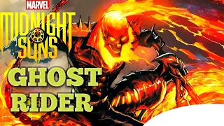 Johnny Blaze (Ghost Rider) Scenes - Marvel's Midnight Suns Game 1080p 60FPS HD