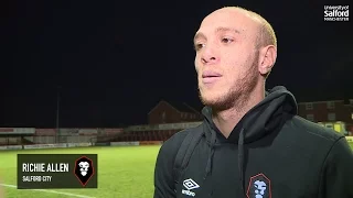 Altrincham 0-2 Salford City - Richie Allen post-match interview