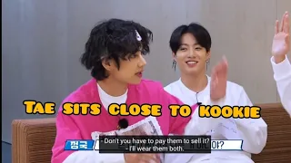 Taekook /vkook cute moments || RUN BTS 126 Ep