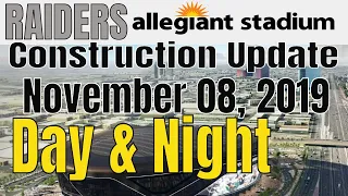 Las Vegas Raiders Allegiant Stadium Construction Update 11 08 2019