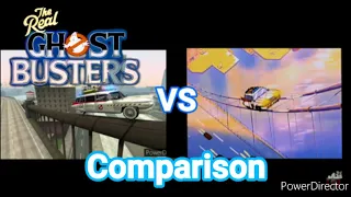 the real Ghostbusters promo pilot vs garrys mod recreation comparison