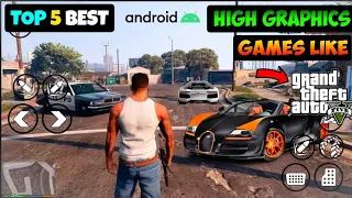 Top 5 Best Android Games Like GTA 5 | Top 5 Best Open World Games Like GTA 5 For Android In 2022