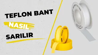 Teflon Bant Nasıl Sarılır - Doğalgaz Teflon Bant Nasıl Sarılır