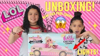 New!! L.O.L Surprise! Car-Pool Coupe Unboxing! New Car + Pool