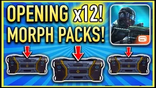 OPENING 10+ MORPH PACKS! | Modern Combat 5: Blackout (X1-Morph Class Pack Opening)