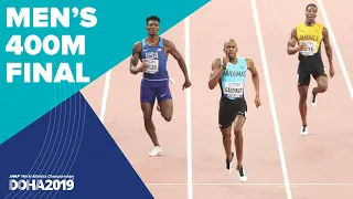 Men's 400m Final | World Athletics Championships Doha 2019