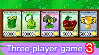 Plants Vs. Zombies 1: New ways of playing with Three-player game 3 ! - HARD MODE MOD