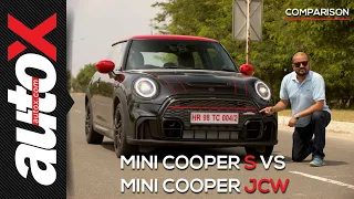 Mini Cooper JCW vs Cooper S: Which is the better hot hatch? | Comparison | autoX