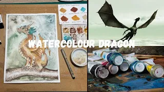 Watercolour Wood Dragon DEMONSTRATION & CHAT 🎨