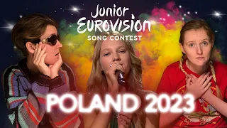 NORWEGIANS REACTS to POLAND in JUNIOR EUROVISION 2023 / Maja Krzyżewska - I Just Need A Friend