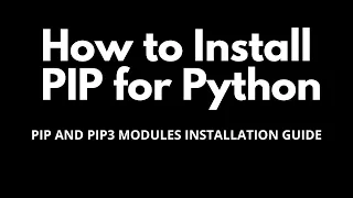 Pip & Pip3 packages installation and Uninstallation on Ubuntu 20.04 LTS