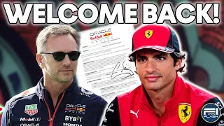 GREAT NEWS For Sainz After Red Bull’s SHOCKING Statement! | 2 Min F1 News