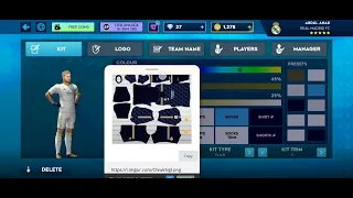 How to change kits and logo in DLS24/make new jersey in DLS 24