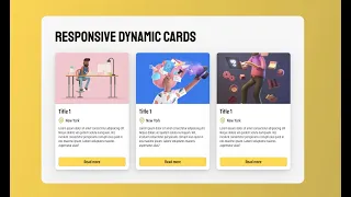 Create Responsive Cards by HTML, CSS using BEM