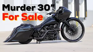 2018 30" Harley Road Glide Custom Bagger For Sale Turbo!