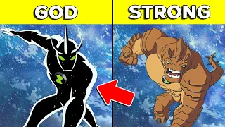 Top 20 Strongest Aliens In Ben 10 Explained (Alien x, homungousaur...)