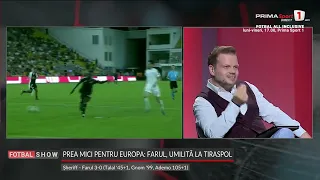 Fotbal Show: Tiraspolul a arătat fotbalului românesc cine e Sherif(ul)