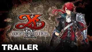 Ys IX: Monstrum Nox - Combat Trailer (PS4, Nintendo Switch, PC)