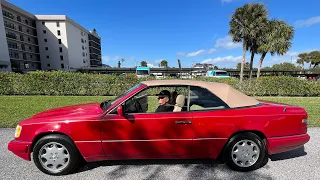 MY DREAM CAR! ❤️ We Bought A 1995 320E Cabriolet Mercedes Benz W124 In Sarasota, Florida 🌴