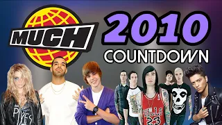 All the Songs from the 2010 MuchMusic Countdown