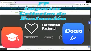 Importar Criterios de Evaluación de los Ciclos de FP en iDoceo o Additio