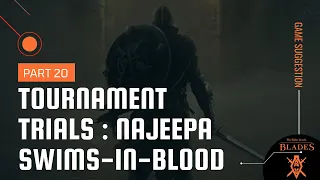 Tournament Trials Najeepa Swims In Blood