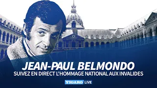 🔴 Revoir l'hommage national à Jean-Paul Belmondo aux Invalides