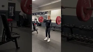 Hang power clean - below knee