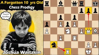 A Forgotten 10 yrs Old Chess Prodigy | Waitzkin vs Frumkin 1987