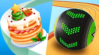 Going Balls | Pancake Run - All Level Gameplay Android,iOS - NEW APK UPDATE