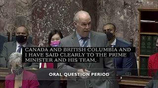 Question Period February 28, 2022 - BC Pension Fund