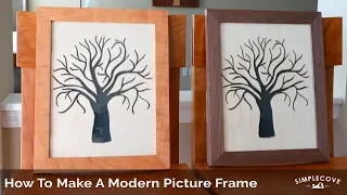 How To Make A Picture Frame | DIY Woodworking