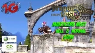 Dragon Nest: Europe - Manticore Hell&Normal Guide Level 40