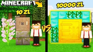 SEJF ZA 10 ZŁ VS SEJF ZA 10000 ZŁ W MINECRAFT! || MINECRAFT PRESTIŻ