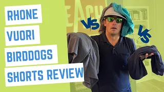 RHONE vs VUORI vs BIRDDOGS  Lined Shorts Review